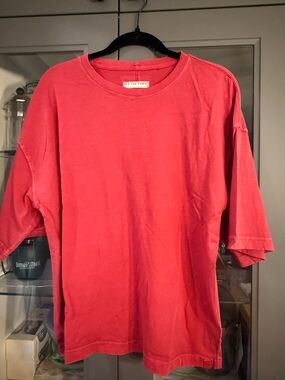 Free People Oversized Crewneck Tshirt